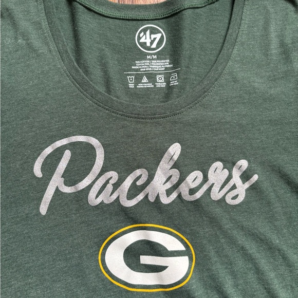 47 Brand * Green Bay Packers Woman Tee * Size Medium NEW Like Condition. - Picture 2 of 5